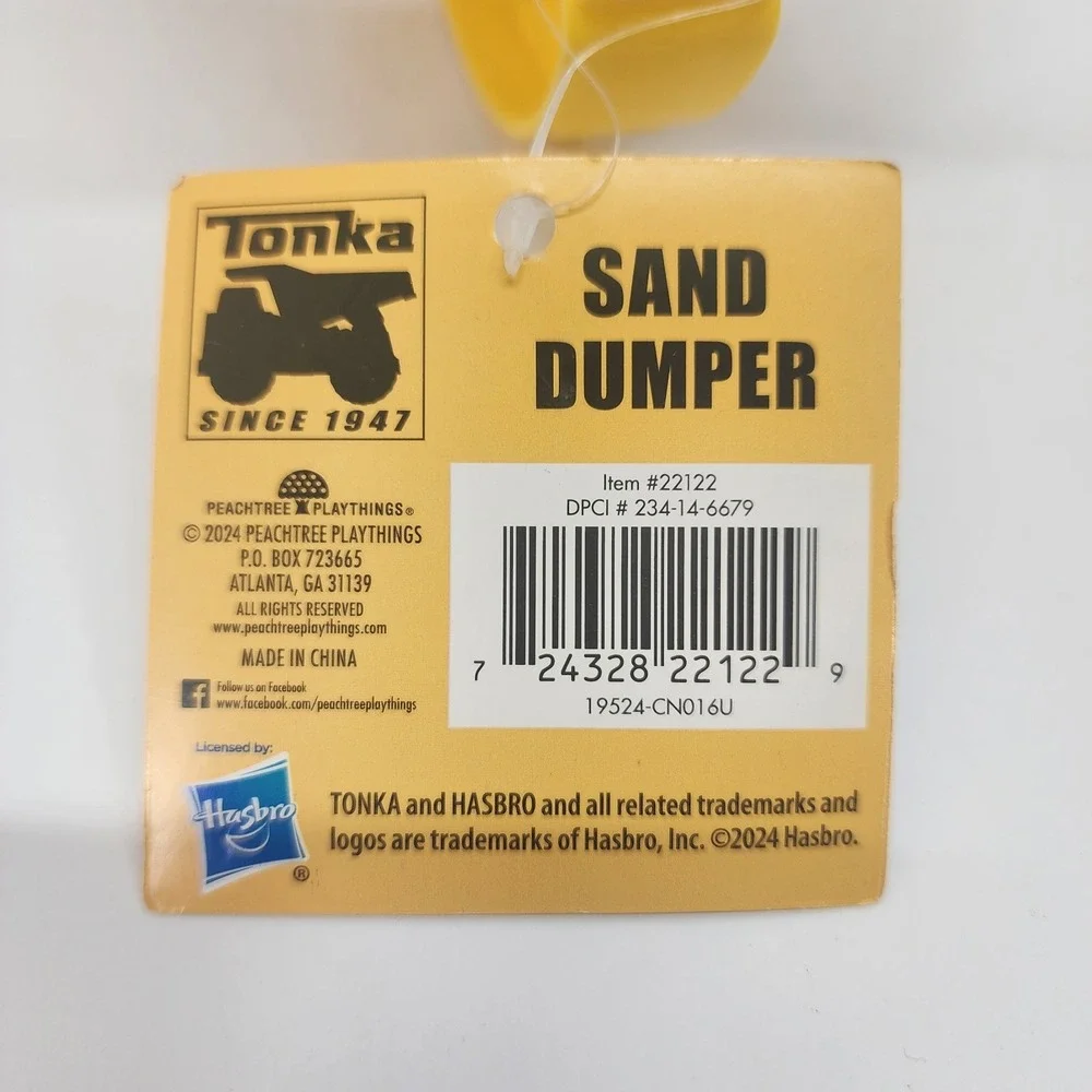 Tonka 952 Sand Dumper Truck Toy Yellow Gray New With Tags 2024 Hasbro